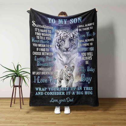 Special Gift For Son Blanket - From Dad