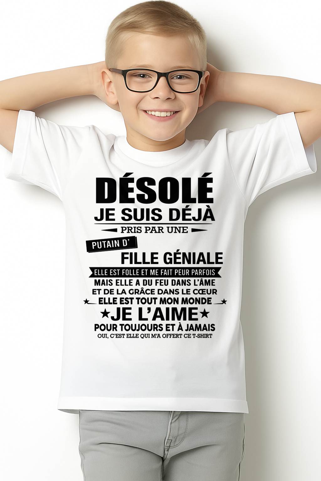 DÉSOLÉ, JE SUIS DÉJÀ PRIS PAR UNE FILLE VRAIMENT GÉNIALE – DE LA PART DE MA FEMME - FR00/LUAN00 (SKU2606-42-00)