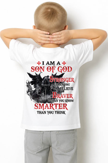Son Of God T-Shirt For Men – Stronger Than You Believe - LUAN00 (SKU2607-178-00)