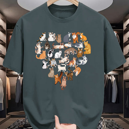 Cat Love Shirt, Funny Cat Lover Gift UnisexT-Shirt/Hoodie/Sweatshirt HLT00 - Cats Love Kitty Nerd Cat Lovely Kitten Lovers T-Shirt