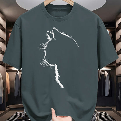 Cat Love Shirt, Funny Cat Lover Gift UnisexT-Shirt/Hoodie/Sweatshirt HLT00 - Cat Apparel Women with Cat Illustration T-Shirt Small
