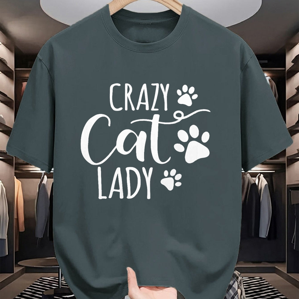 Cat Love Shirt, Funny Cat Lover Gift UnisexT-Shirt/Hoodie/Sweatshirt HLT00 - Crazy Cat Lady Funny Cat Meow for Men Women Love cat T-Shirt