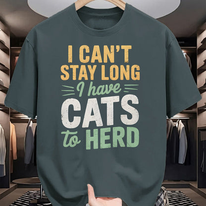 Cat Love Shirt, Funny Cat Lover Gift UnisexT-Shirt/Hoodie/Sweatshirt HLT00 - Funny Cats to Herd Cat Humor Men Women Kids T-Shirt