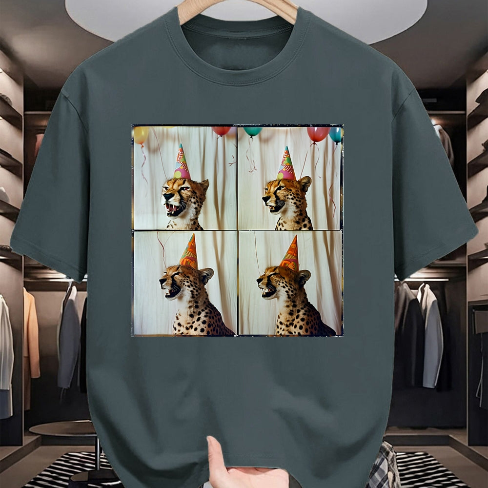 Cat Love Shirt, Funny Cat Lover Gift UnisexT-Shirt/Hoodie/Sweatshirt HLT00 - African Cheetah Lover Colorful Safari Animal Birthday T-Shirt (1)