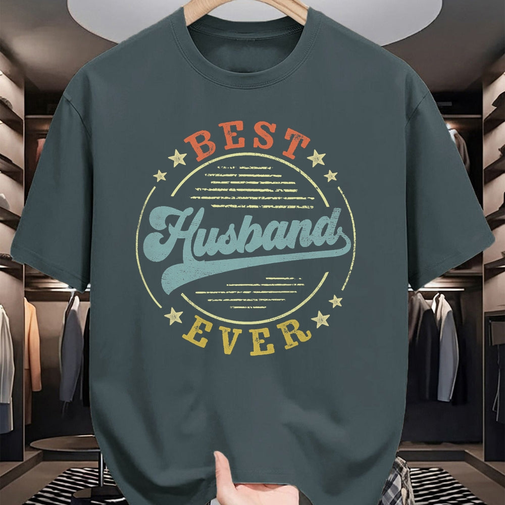Best Husband Shirt, Wife and Husband Unisex T-Shirt/Hoodie/Sweatshirt HLT00 - Best Husband Ever Father_s Day Husband Gifts Vintage Emblem T-Shirt