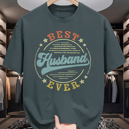 Best Husband Shirt, Wife and Husband Unisex T-Shirt/Hoodie/Sweatshirt HLT00 - Best Husband Ever Father_s Day Husband Gifts Vintage Emblem T-Shirt