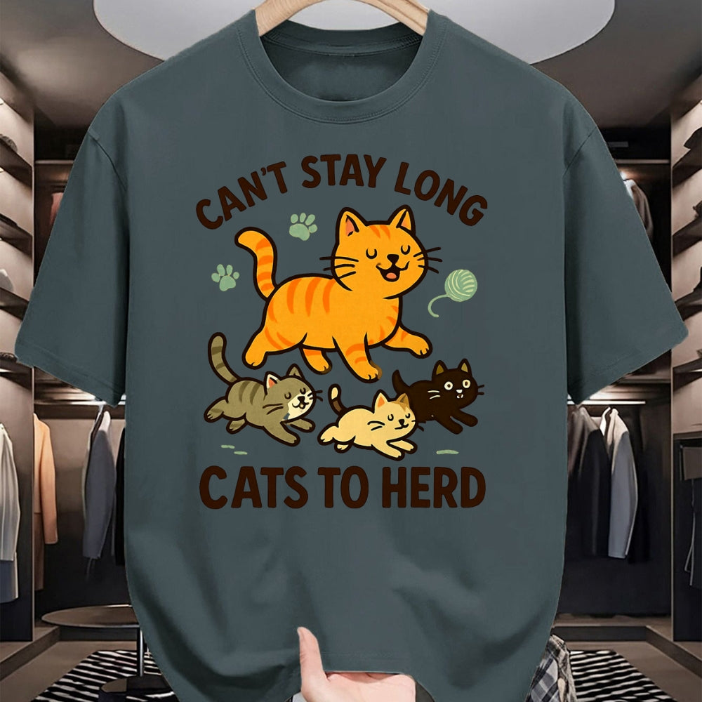 Cat Love Shirt, Funny Cat Lover Gift UnisexT-Shirt/Hoodie/Sweatshirt HLT00 - Funny Herding Cats Joke Cat Kitten T-Shirt