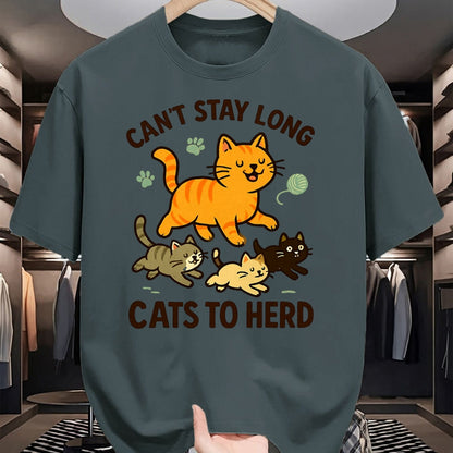 Cat Love Shirt, Funny Cat Lover Gift UnisexT-Shirt/Hoodie/Sweatshirt HLT00 - Funny Herding Cats Joke Cat Kitten T-Shirt
