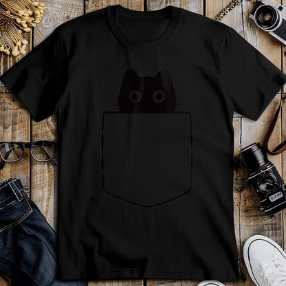 Cat Love Shirt, Funny Cat Lover Gift UnisexT-Shirt/Hoodie/Sweatshirt HLT00 - Cat in Pocket Shirt for Kids Women Men Funny Cute Cats Lover T-Shirt