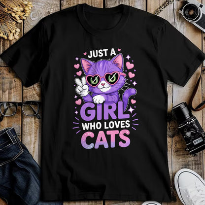 Cat Love Shirt, Funny Cat Lover Gift UnisexT-Shirt/Hoodie/Sweatshirt HLT00 - Girls Cat T-Shirt