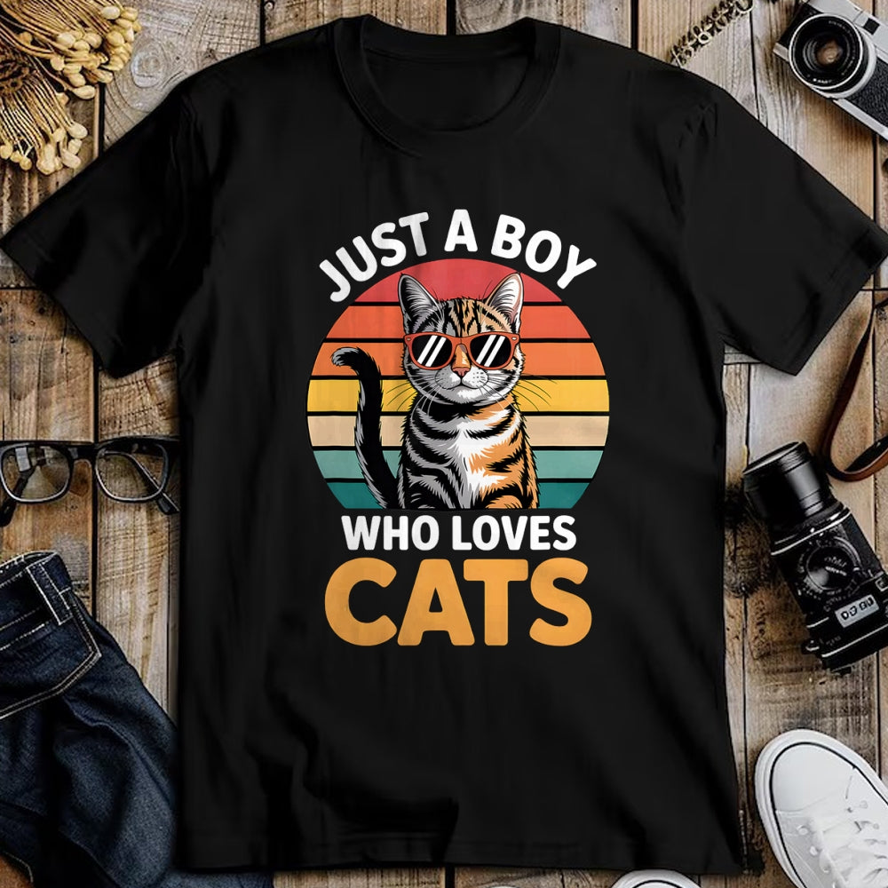 Cat Love Shirt, Funny Cat Lover Gift UnisexT-Shirt/Hoodie/Sweatshirt HLT00 - Boys Cat T-Shirt (1)