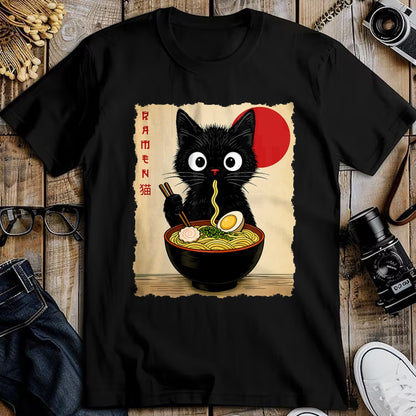 Cat Love Shirt, Funny Cat Lover Gift UnisexT-Shirt/Hoodie/Sweatshirt HLT00 - Anime Cat Ramen Japanese Funny Cat Graphic Tees Anime Gifts T-Shirt