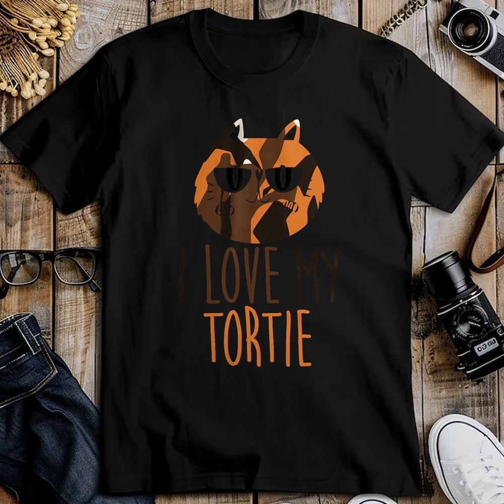 Cat Love Shirt, Funny Cat Lover Gift UnisexT-Shirt/Hoodie/Sweatshirt HLT00 - I love my cat (Tortie)I love my Tortoiseshell Cat T-Shirt for Men Women Kids