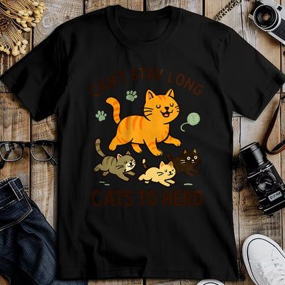 Cat Love Shirt, Funny Cat Lover Gift UnisexT-Shirt/Hoodie/Sweatshirt HLT00 - Funny Herding Cats Joke Cat Kitten T-Shirt