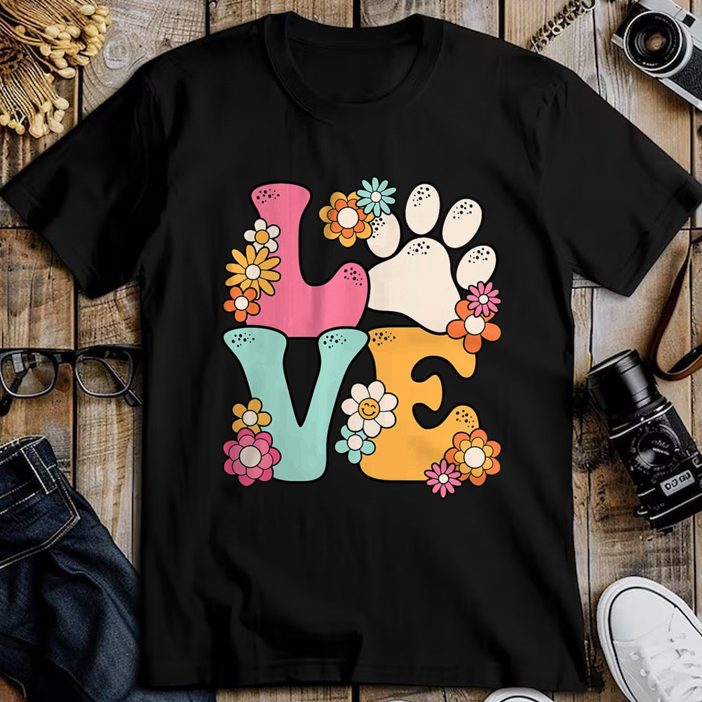 Cat Love Shirt, Funny Cat Lover Gift UnisexT-Shirt/Hoodie/Sweatshirt HLT00 - Groovy Paw Love Cat Dog Lover Pet Owner Women Girls Kids T-Shirt