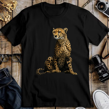 Cat Love Shirt, Funny Cat Lover Gift UnisexT-Shirt/Hoodie/Sweatshirt HLT00 - Cute Cheetah Lover Illustration Wild Cat Love T-Shirt