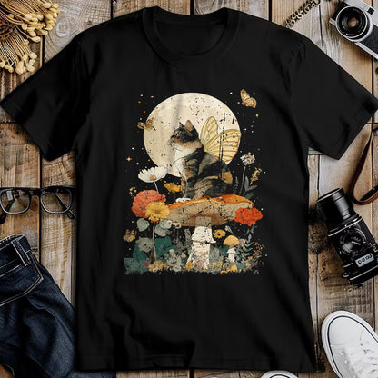 Cat Love Shirt, Funny Cat Lover Gift UnisexT-Shirt/Hoodie/Sweatshirt HLT00 - I Love Cats Fairy Witchy Plant Lover Vintage Nature Themed T-Shirt