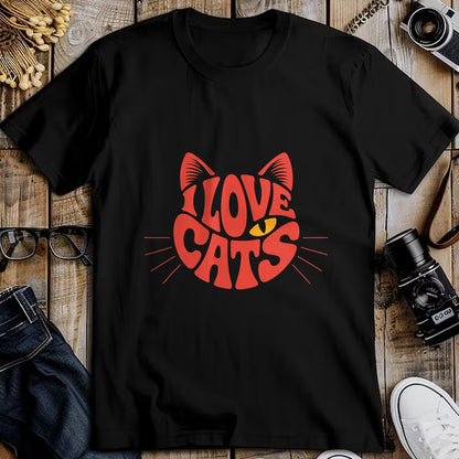 Cat Love Shirt, Funny Cat Lover Gift UnisexT-Shirt/Hoodie/Sweatshirt HLT00 - I Love Cats T-Shirt (1)