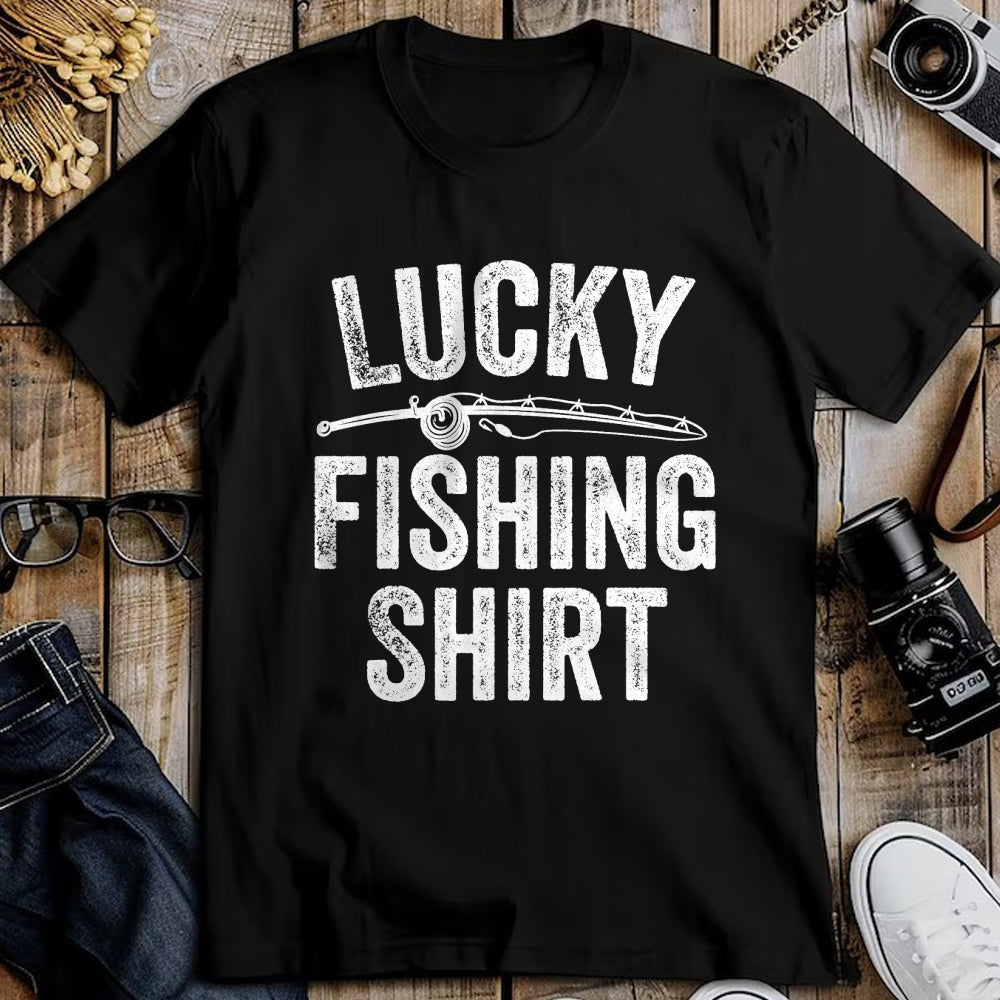 Best Husband Shirt, Wife and Husband Unisex T-Shirt/Hoodie/Sweatshirt HLT00 - Lucky Fishing Shirt Funny Fisherman T-Shirt