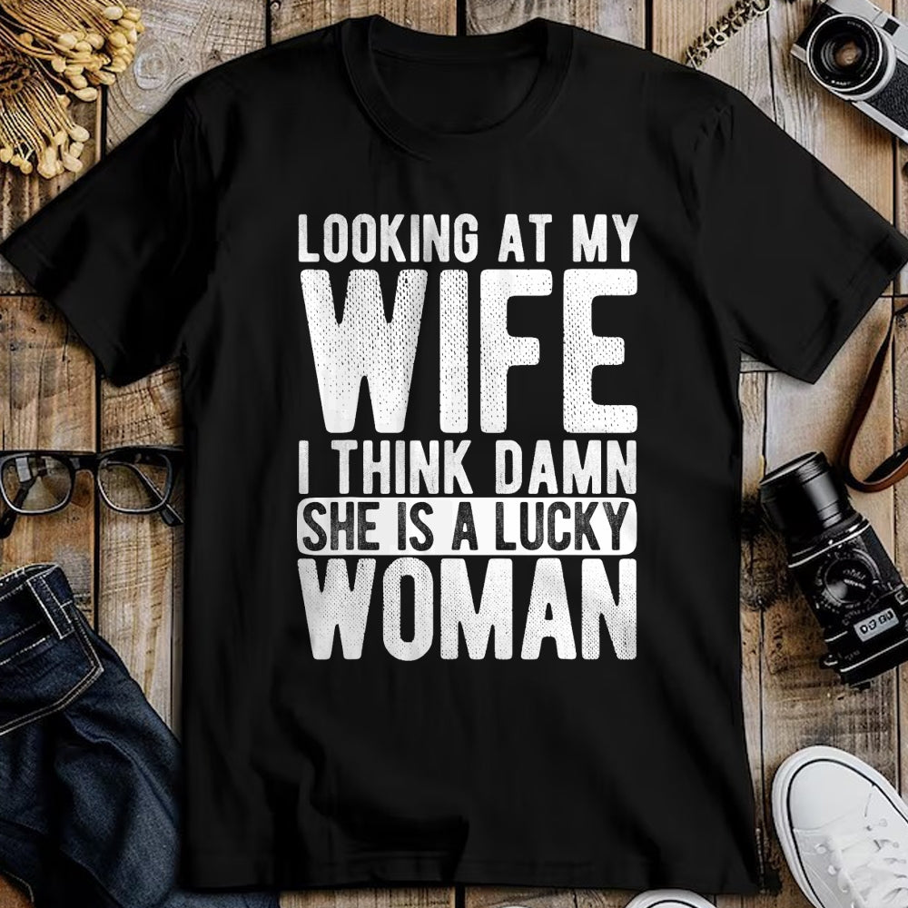 Best Husband Shirt, Wife and Husband Unisex T-Shirt/Hoodie/Sweatshirt HLT00 - Husband Wedding Lucky Women Relationship Love Husband T-Shirt