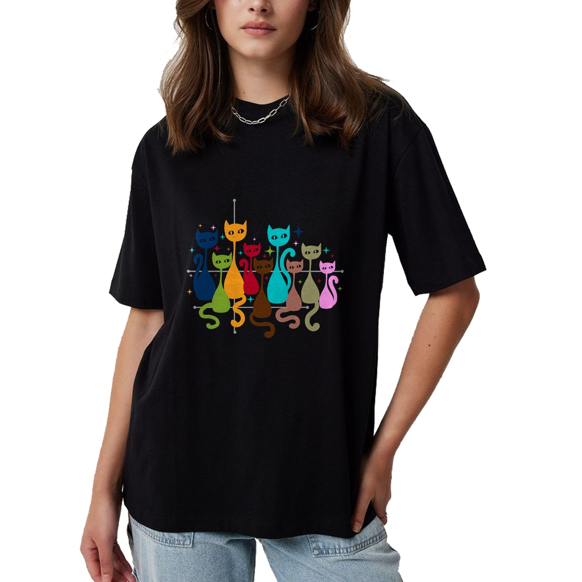 Cat Love Shirt, Funny Cat Lover Gift UnisexT-Shirt/Hoodie/Sweatshirt HLT00 - Classic Art Kitten Lover Vintage Artwork Cute Cat T-Shirt