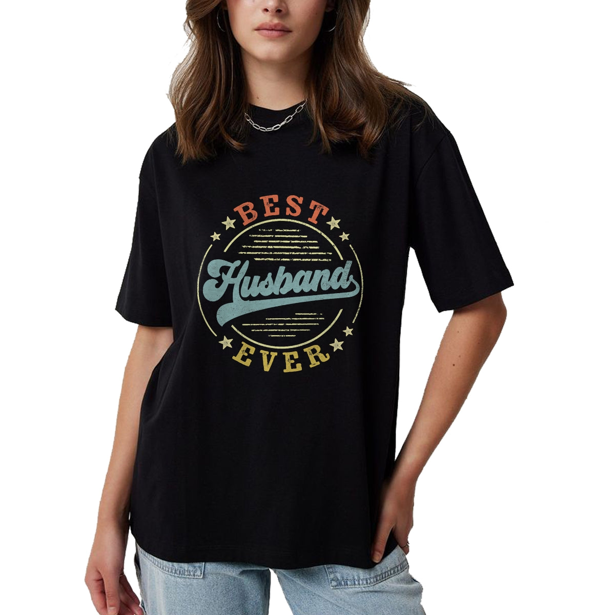 Best Husband Shirt, Wife and Husband Unisex T-Shirt/Hoodie/Sweatshirt HLT00 - Best Husband Ever Father_s Day Husband Gifts Vintage Emblem T-Shirt