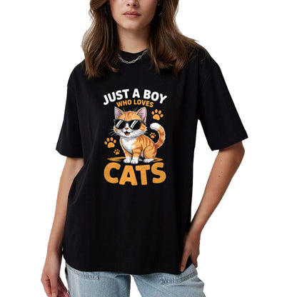 Cat Love Shirt, Funny Cat Lover Gift UnisexT-Shirt/Hoodie/Sweatshirt HLT00 - Boys Cat T-Shirt