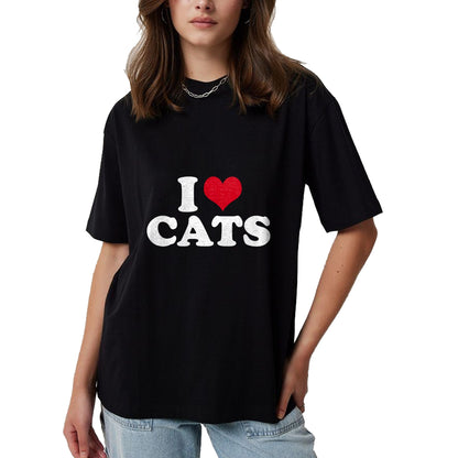 Cat Love Shirt, Funny Cat Lover Gift UnisexT-Shirt/Hoodie/Sweatshirt HLT00 - I Love Cats Cat T-Shirt