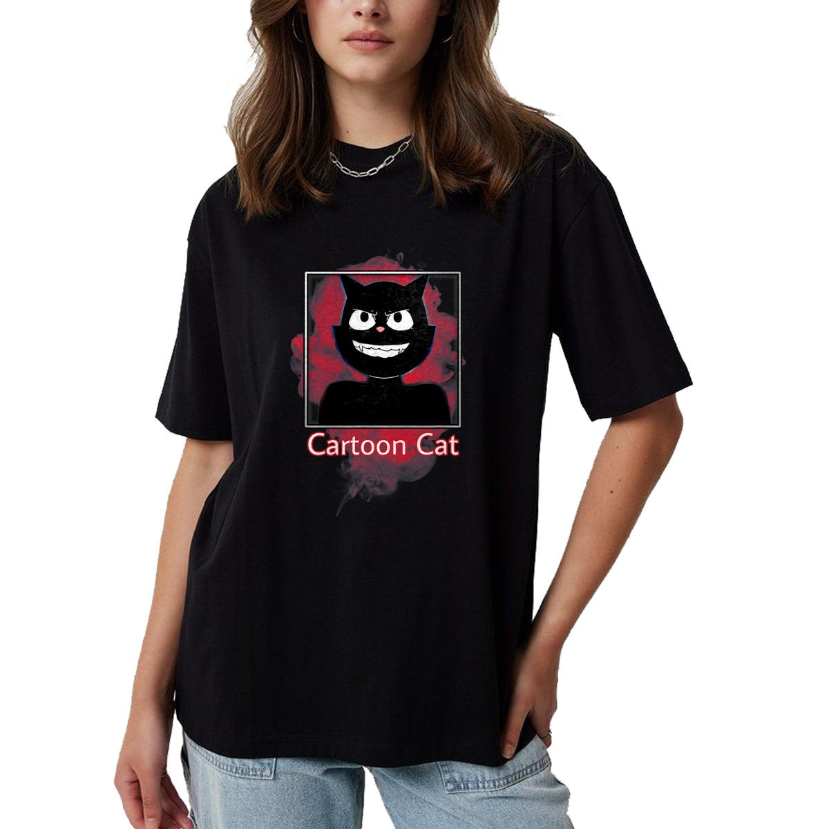 Cat Love Shirt, Funny Cat Lover Gift UnisexT-Shirt/Hoodie/Sweatshirt HLT00 - We All Love to Escape from Cartoon Cat, are You Afraid T-Shirt