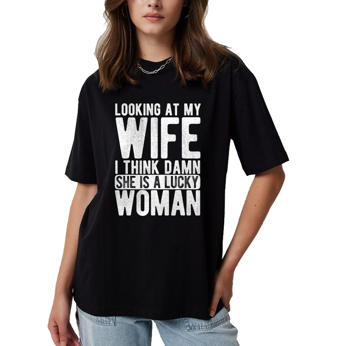 Best Husband Shirt, Wife and Husband Unisex T-Shirt/Hoodie/Sweatshirt HLT00 - Husband Wedding Lucky Women Relationship Love Husband T-Shirt