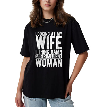 Best Husband Shirt, Wife and Husband Unisex T-Shirt/Hoodie/Sweatshirt HLT00 - Husband Wedding Lucky Women Relationship Love Husband T-Shirt