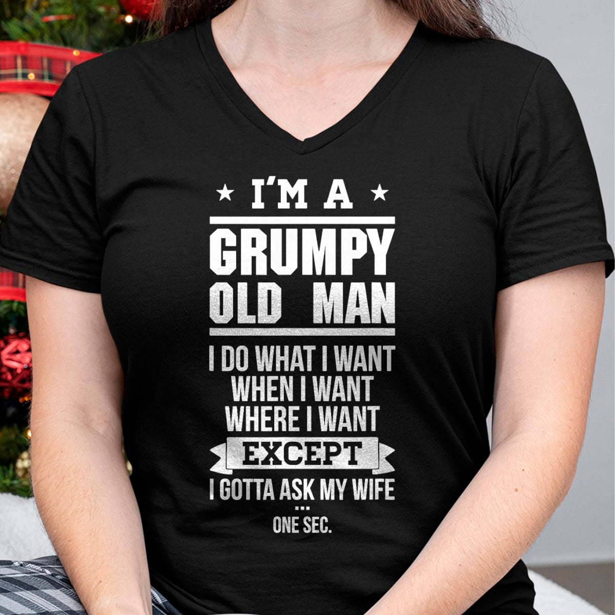 Best Husband Shirt, Wife and Husband Unisex T-Shirt/Hoodie/Sweatshirt HLT00 - I_m A Grumpy Old Man I DO What I Want T-Shirt T-Shirt