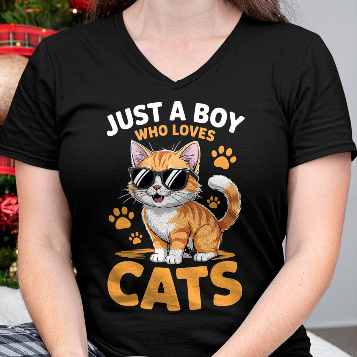 Cat Love Shirt, Funny Cat Lover Gift UnisexT-Shirt/Hoodie/Sweatshirt HLT00 - Boys Cat T-Shirt