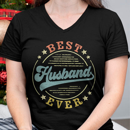 Best Husband Shirt, Wife and Husband Unisex T-Shirt/Hoodie/Sweatshirt HLT00 - Best Husband Ever Father_s Day Husband Gifts Vintage Emblem T-Shirt