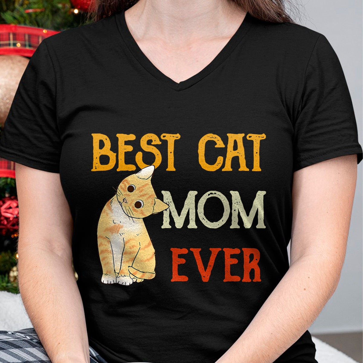 Cat Love Shirt, Funny Cat Lover Gift UnisexT-Shirt/Hoodie/Sweatshirt HLT00 - Vintage cat Best cat mom Ever Meow with My cat Funny Kitty T-Shirt
