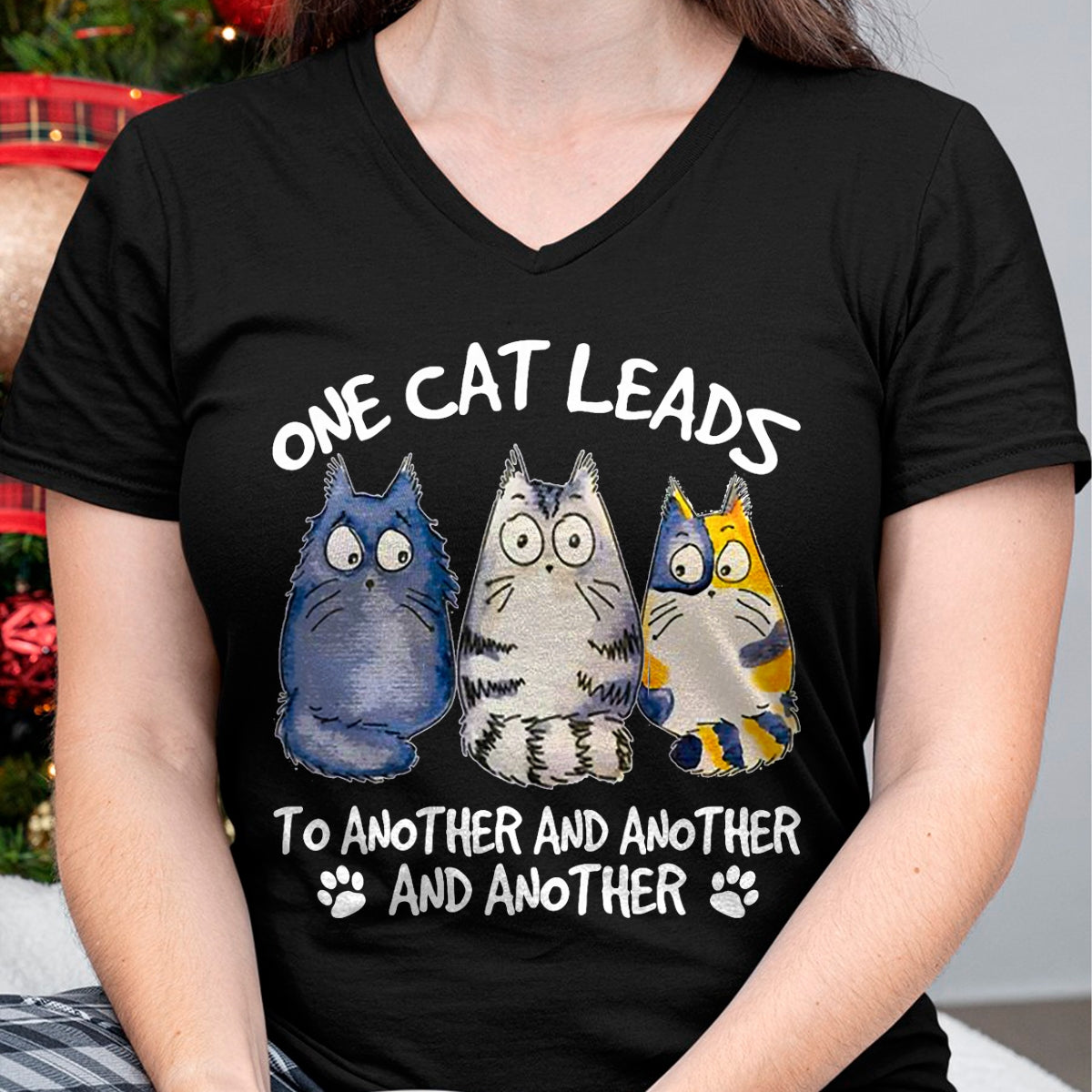 Cat Love Shirt, Funny Cat Lover Gift UnisexT-Shirt/Hoodie/Sweatshirt HLT00 - Funny Cat Design Cat Lover Kitten Cat T-Shirt