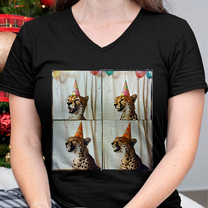 Cat Love Shirt, Funny Cat Lover Gift UnisexT-Shirt/Hoodie/Sweatshirt HLT00 - African Cheetah Lover Colorful Safari Animal Birthday T-Shirt (1)