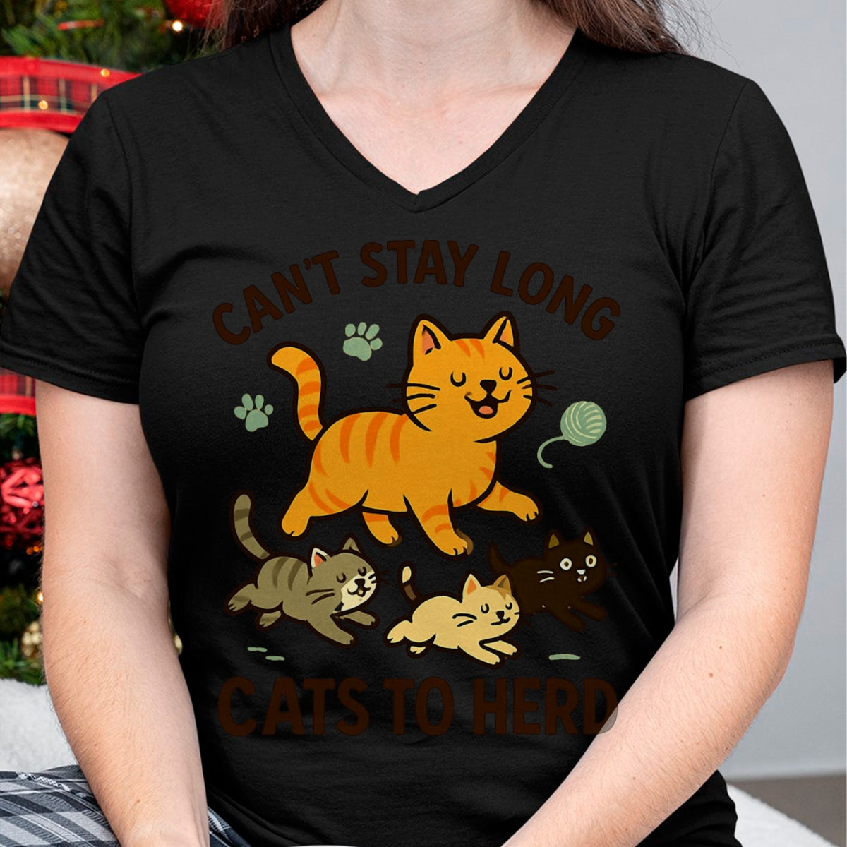 Cat Love Shirt, Funny Cat Lover Gift UnisexT-Shirt/Hoodie/Sweatshirt HLT00 - Funny Herding Cats Joke Cat Kitten T-Shirt