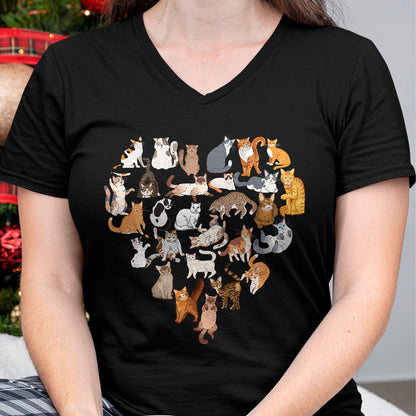 Cat Love Shirt, Funny Cat Lover Gift UnisexT-Shirt/Hoodie/Sweatshirt HLT00 - Cats Love Kitty Nerd Cat Lovely Kitten Lovers T-Shirt