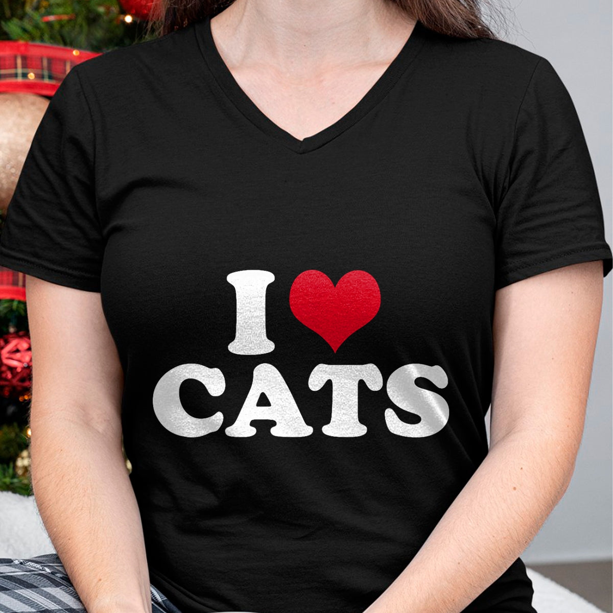 Cat Love Shirt, Funny Cat Lover Gift UnisexT-Shirt/Hoodie/Sweatshirt HLT00 - I Love Cats Cat T-Shirt