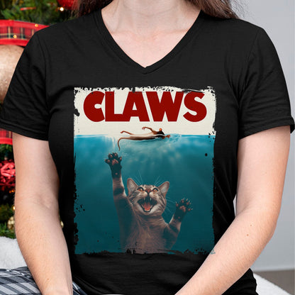 Cat Love Shirt, Funny Cat Lover Gift UnisexT-Shirt/Hoodie/Sweatshirt HLT00 - Claws Funny Cat I Love Cat Paws Cat Parody Animal Lover T-Shirt