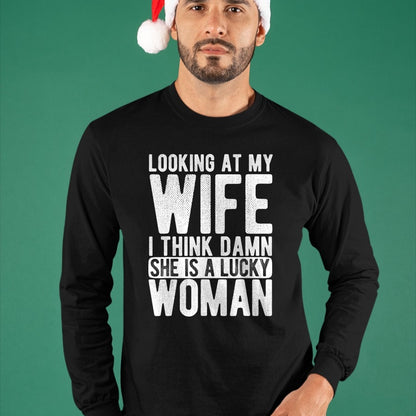 Best Husband Shirt, Wife and Husband Unisex T-Shirt/Hoodie/Sweatshirt HLT00 - Husband Wedding Lucky Women Relationship Love Husband T-Shirt