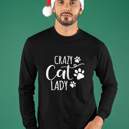 Cat Love Shirt, Funny Cat Lover Gift UnisexT-Shirt/Hoodie/Sweatshirt HLT00 - Crazy Cat Lady Funny Cat Meow for Men Women Love cat T-Shirt