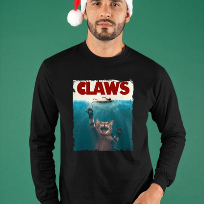 Cat Love Shirt, Funny Cat Lover Gift UnisexT-Shirt/Hoodie/Sweatshirt HLT00 - Claws Funny Cat I Love Cat Paws Cat Parody Animal Lover T-Shirt