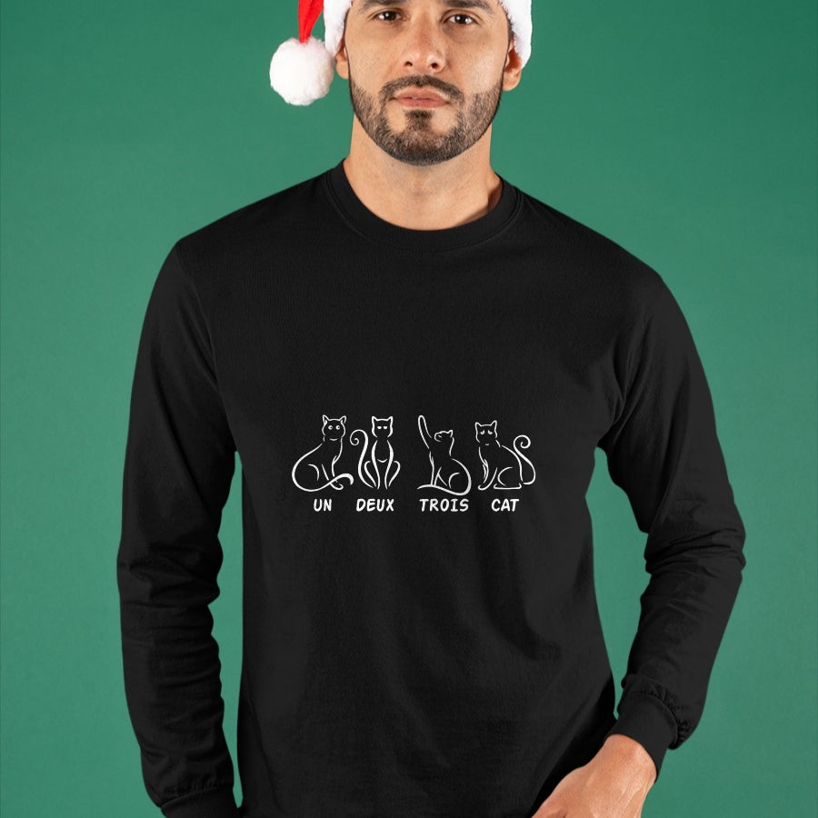 Cat Love Shirt, Funny Cat Lover Gift UnisexT-Shirt/Hoodie/Sweatshirt HLT00 - Un Deux Trois Cat - Cats, Rentents, House Tiger T-Shirt