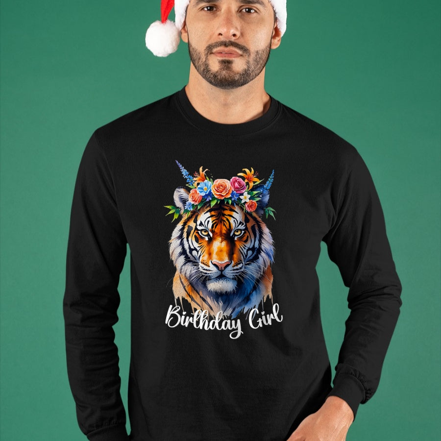 Cat Love Shirt, Funny Cat Lover Gift UnisexT-Shirt/Hoodie/Sweatshirt HLT00 - Tiger Birthday Girl Cute Zoo Themed Party Outfit Safari 6-12 T-Shirt