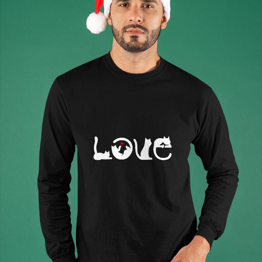 Cat Love Shirt, Funny Cat Lover Gift UnisexT-Shirt/Hoodie/Sweatshirt HLT00 - Funny design with cat motif - I love cats T-Shirt