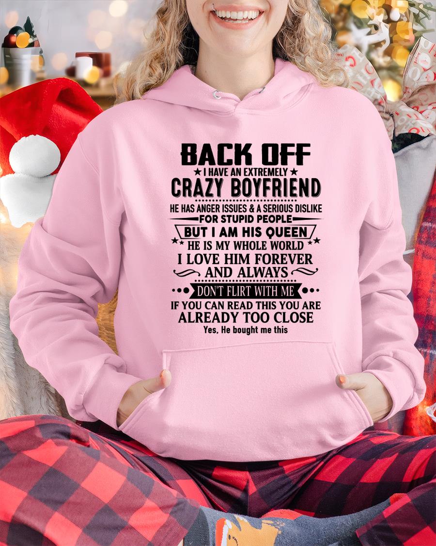 Back Off I Have An Extremely Crazy Boyfriend - - Gift For Wife From Husband - LUAN00 (SKUT-BACKOFF-00)