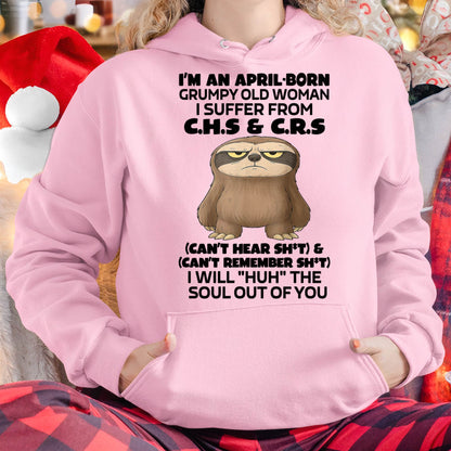 April - Grumpy Old WOMEN - Birrthday Gift For Women - LUAN04 (SKU09-21-04)