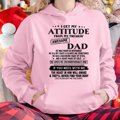 November - Gift For Son and Daughter From Dad - LUAN11 - (SKU-TDADC-11)
